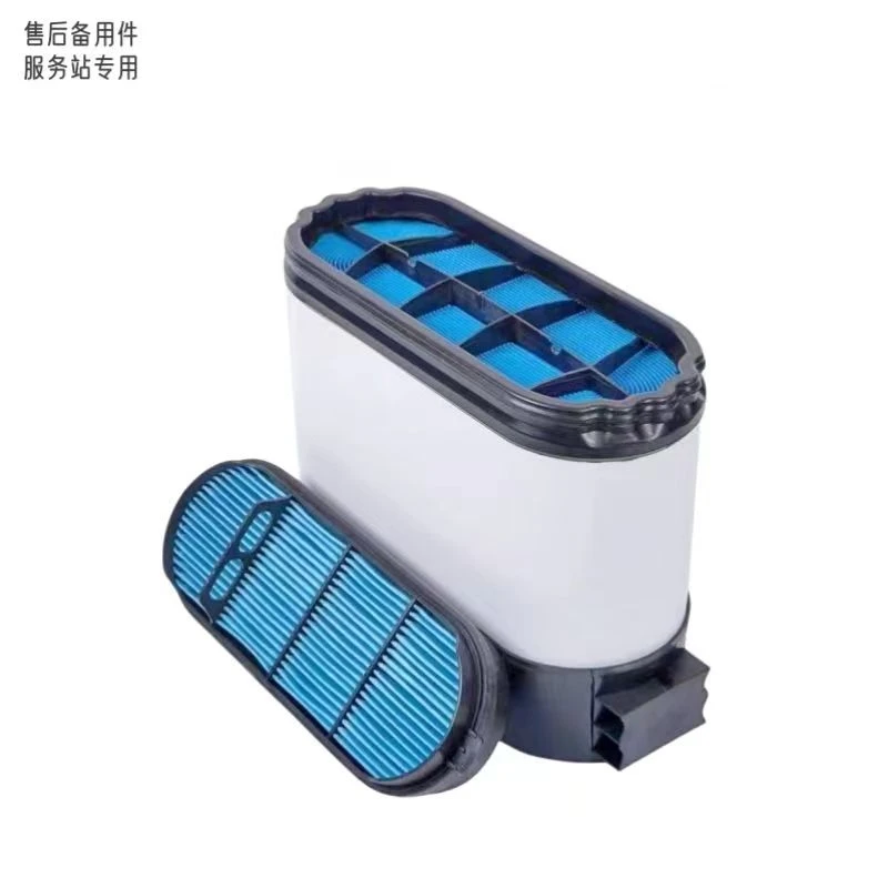 适用东风华神红岩杰狮空气滤芯新款乘龙H7H5车型双层过滤蜂窝空滤