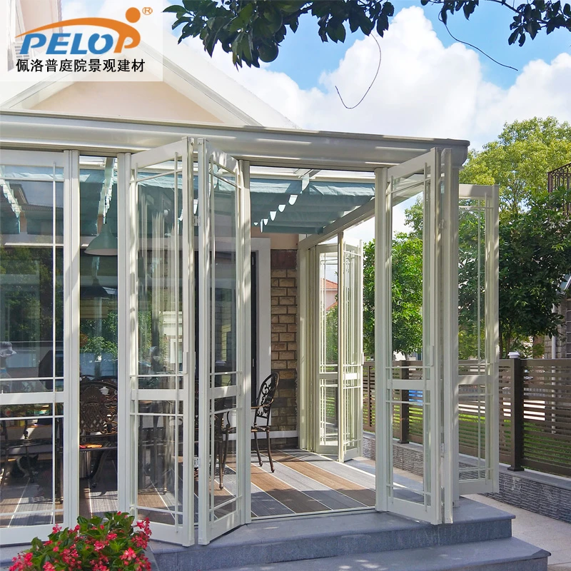 佩洛普庭院景观阳光房露台棚遮阳棚现代简约休闲屋户外玻璃房隔热
