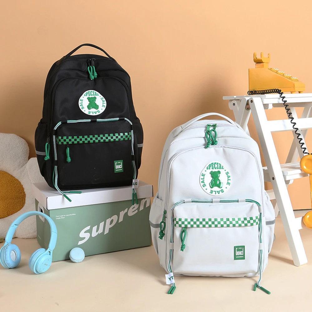 【断色清仓】初高中生书包女小学生四到六年级大容量轻便双肩背包