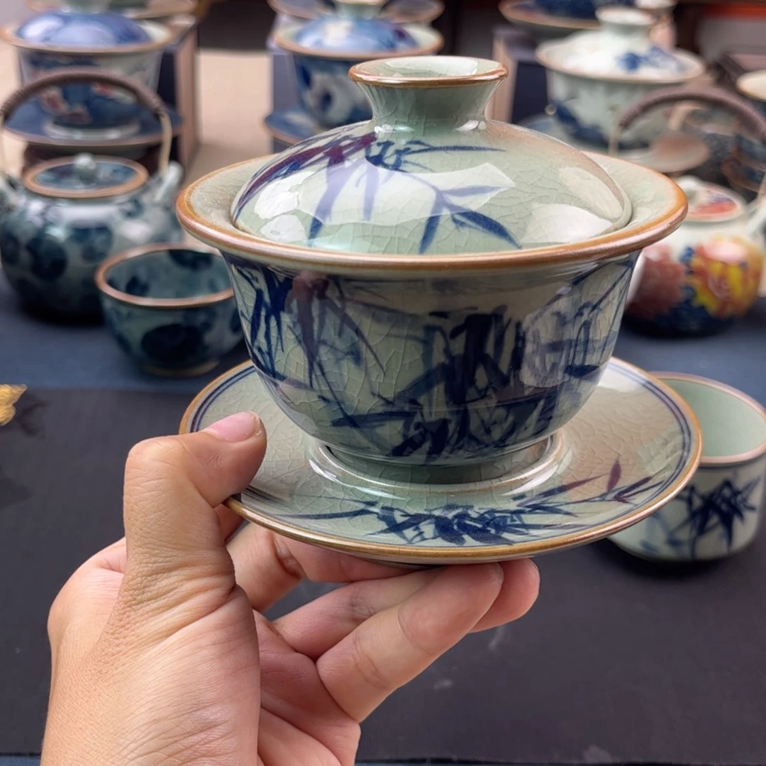 杯景德镇手工手绘茶具