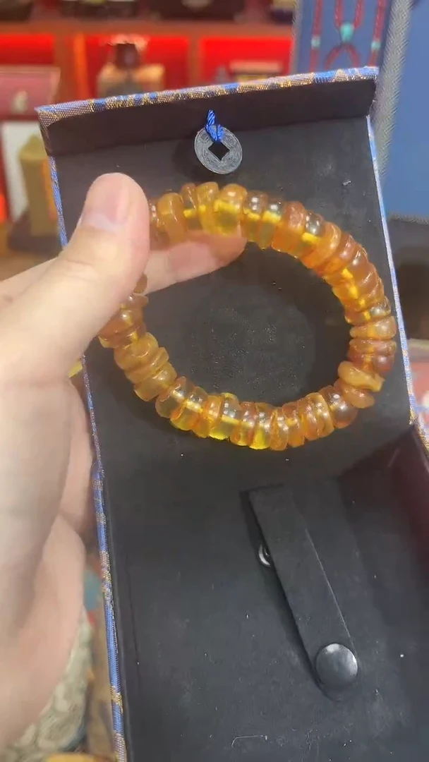 【闪购商品】蜜蜡手链未镶嵌50业业业业业业业业