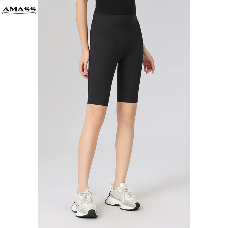 AMASS/阿玛施新款舒适安全防走光弹力柔软五分打底裤短裤女510030