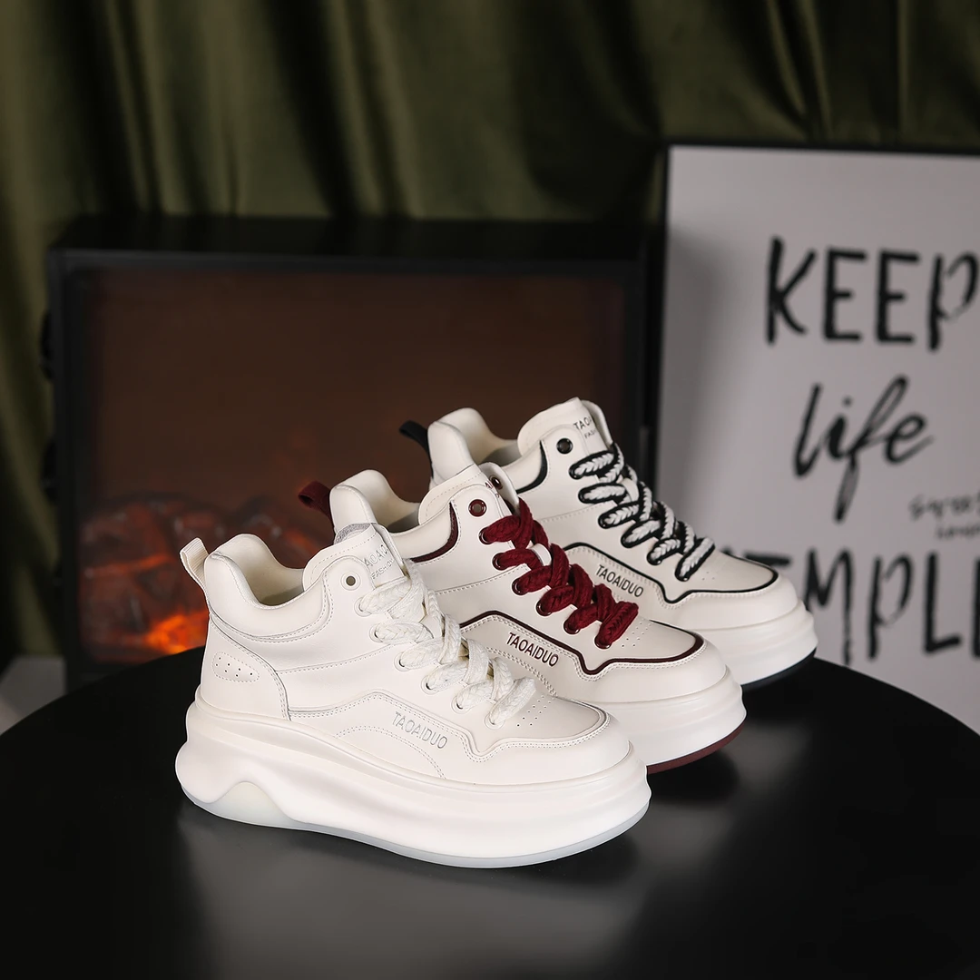 【阿布美鞋●芝士】时尚厚底增高6cm潮流百搭女士休闲鞋 2182-1