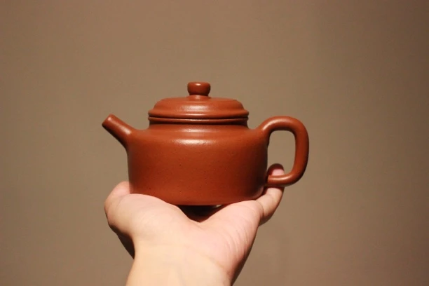 老朱泥德钟壶 黄龙山朱泥 160cc