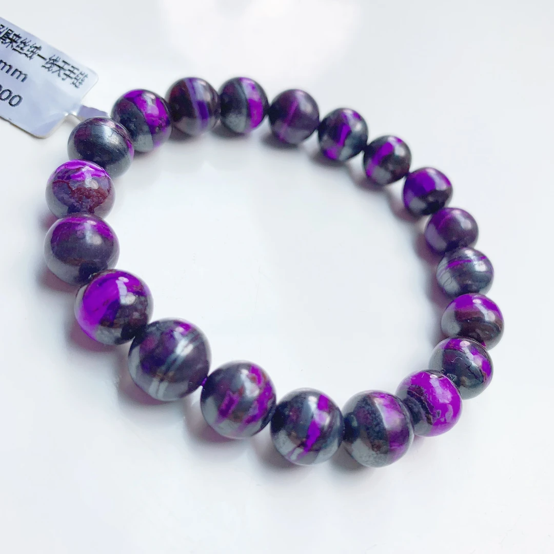 匡氏甄选 收藏级舒俱来丝绒一线天手链9mmZ-HL-A8577（多样性发一）