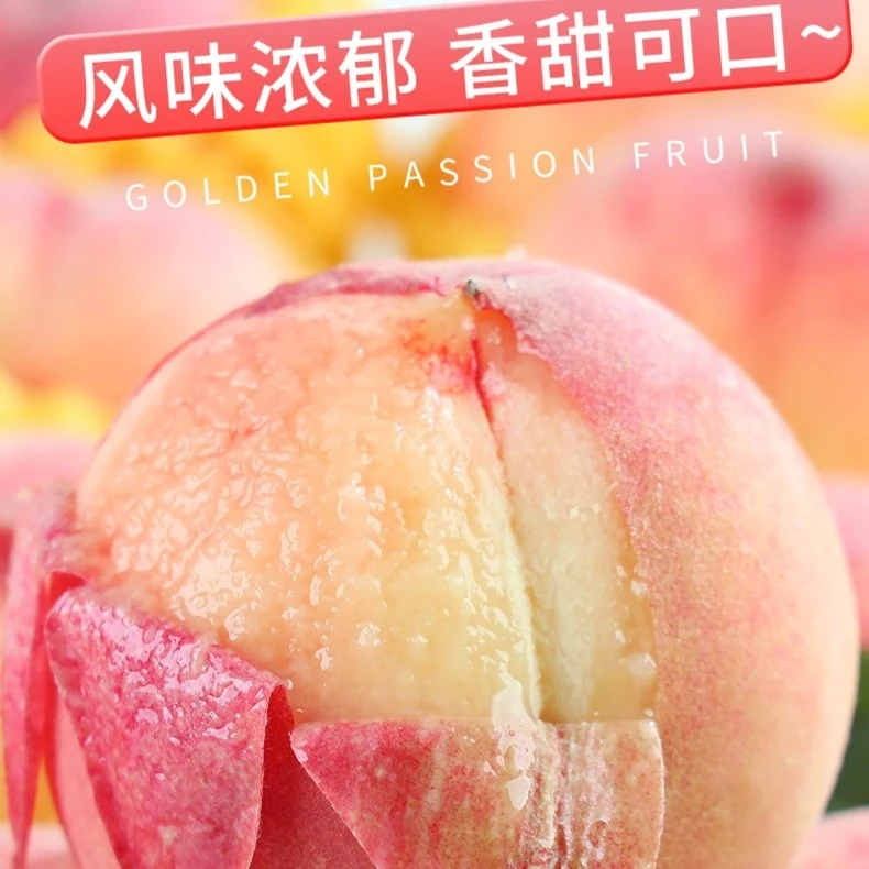 正宗龙泉驿凝雪水蜜桃现摘新鲜水蜜桃水润香甜孕妇4.5斤礼盒顺丰