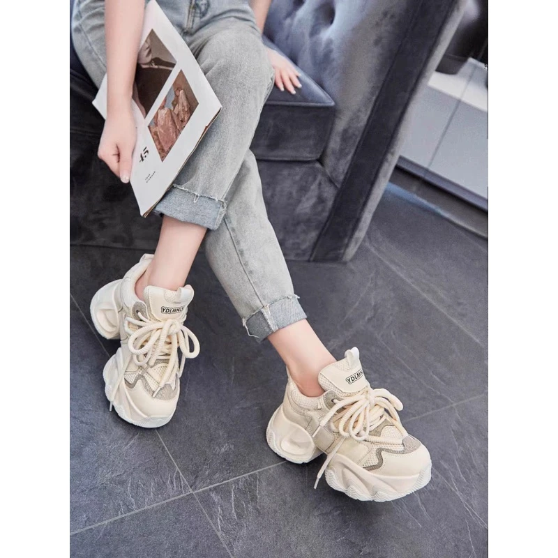 【蒙娜丽莎】欧洲站网红老爹鞋女ins潮酷透气厚底炸街运动鞋 339-2