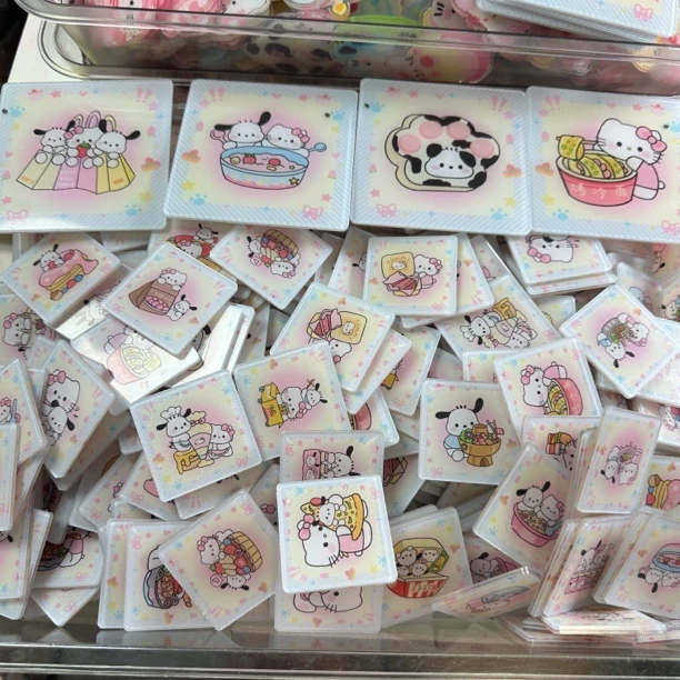 【仅供看款】4个厚方片/2.5厘米/5厘米/10厘米亚克力片