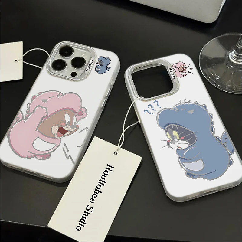 汤姆杰瑞情侣款适用iPhone15/14闺蜜手机壳苹果vivo华为小米oppo