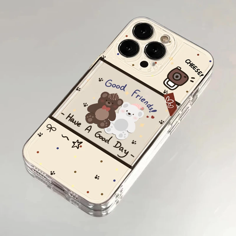 拍照熊TK透明安卓小米oppovivo华为太空壳手机壳iPhone15promax