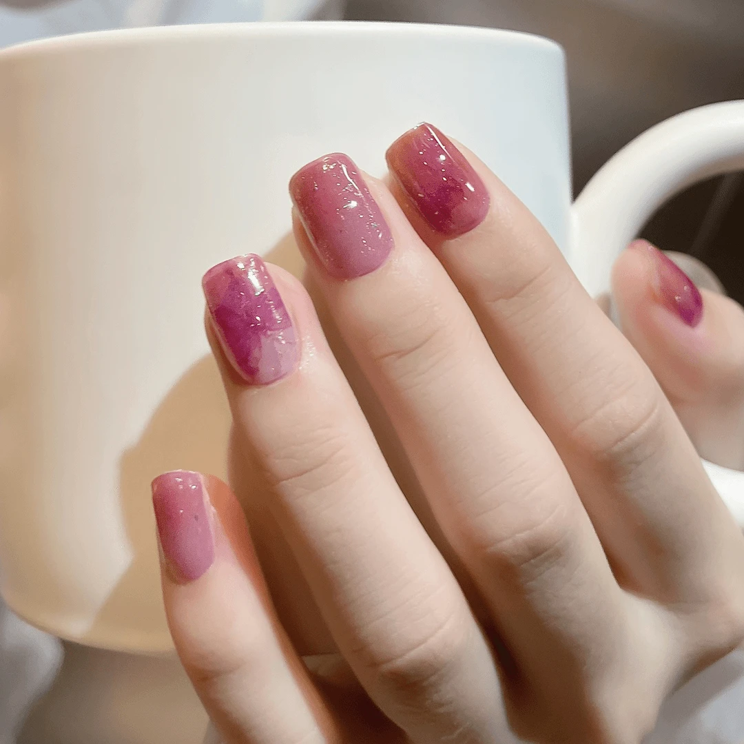 【ES596特价】半固化凝胶uv半烤美甲贴指甲贴片照灯变硬穿戴甲