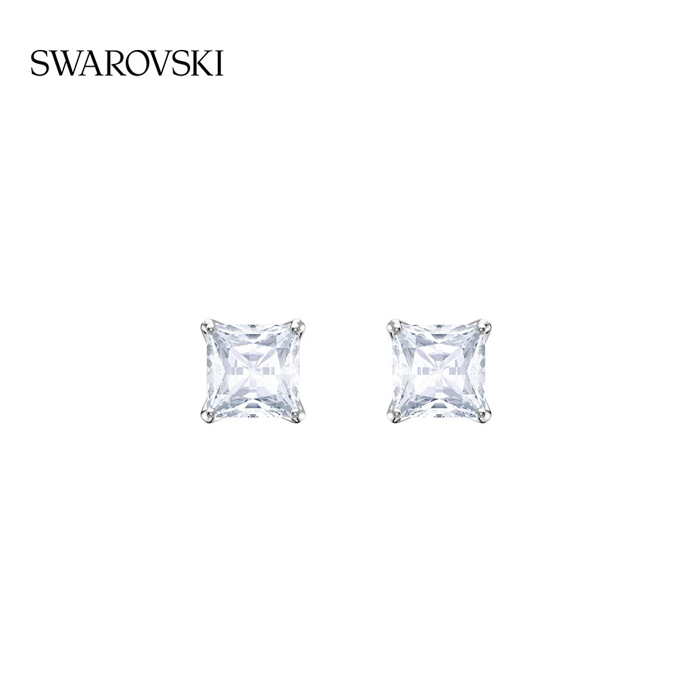 Swarovski/施华洛世奇 合金仿水晶耳饰 爱意礼物百搭耳钉就耀心动