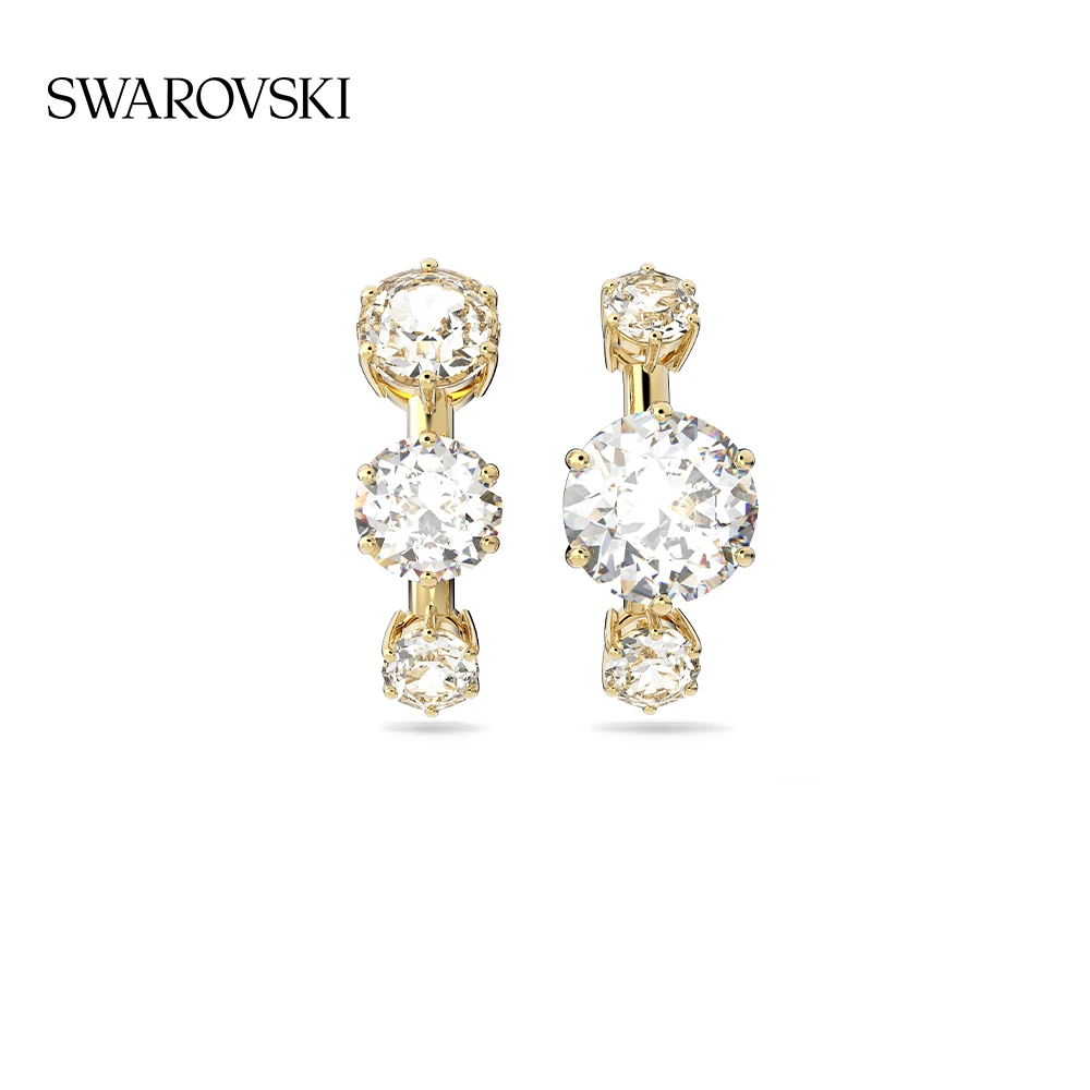 Swarovski/施华洛世奇 合金仿水晶耳饰 爱意礼物穿孔耳环时尚轻奢