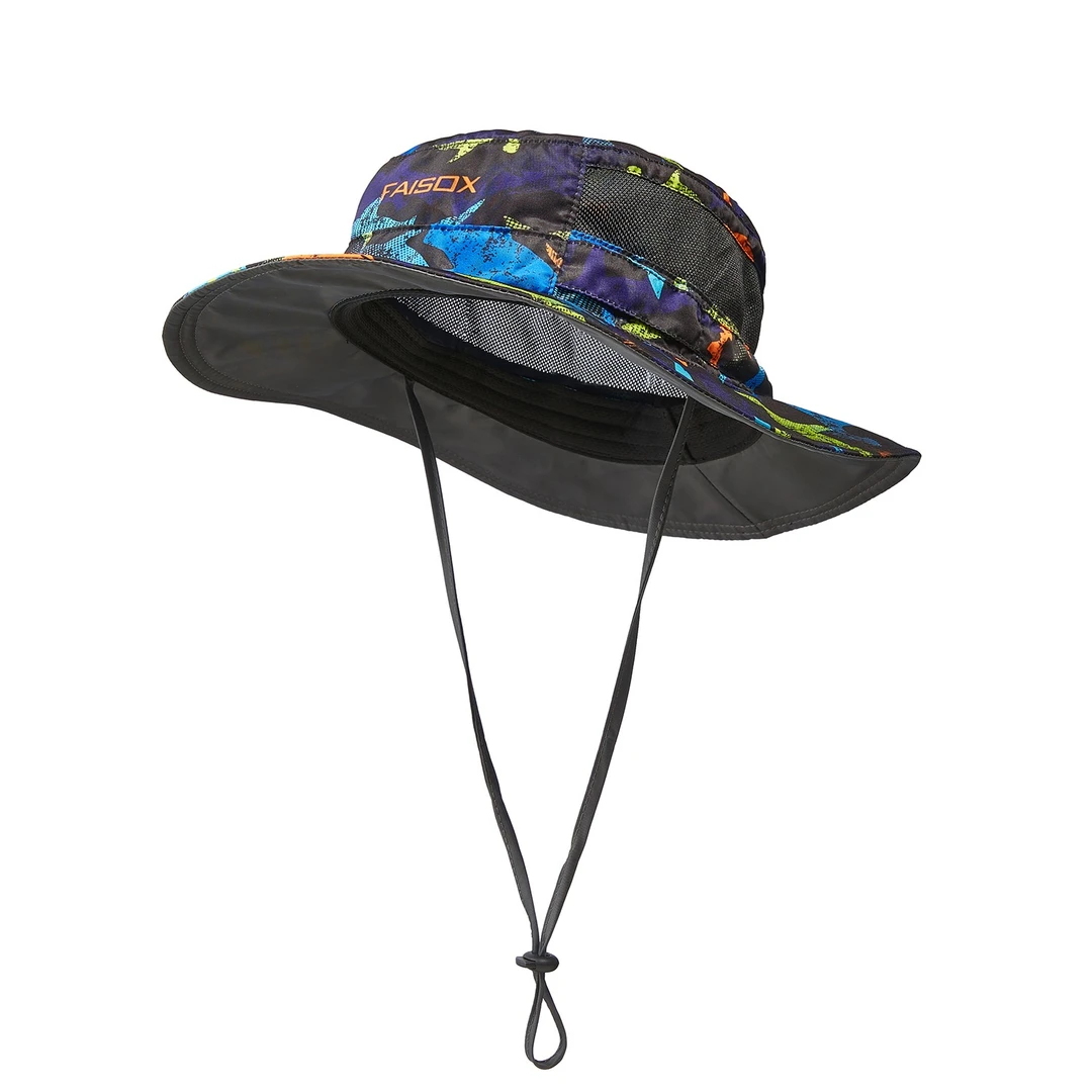 路亚钓鱼帽防晒夏季户外男士帽子防紫外线渔夫帽遮阳垂钓专用春夏