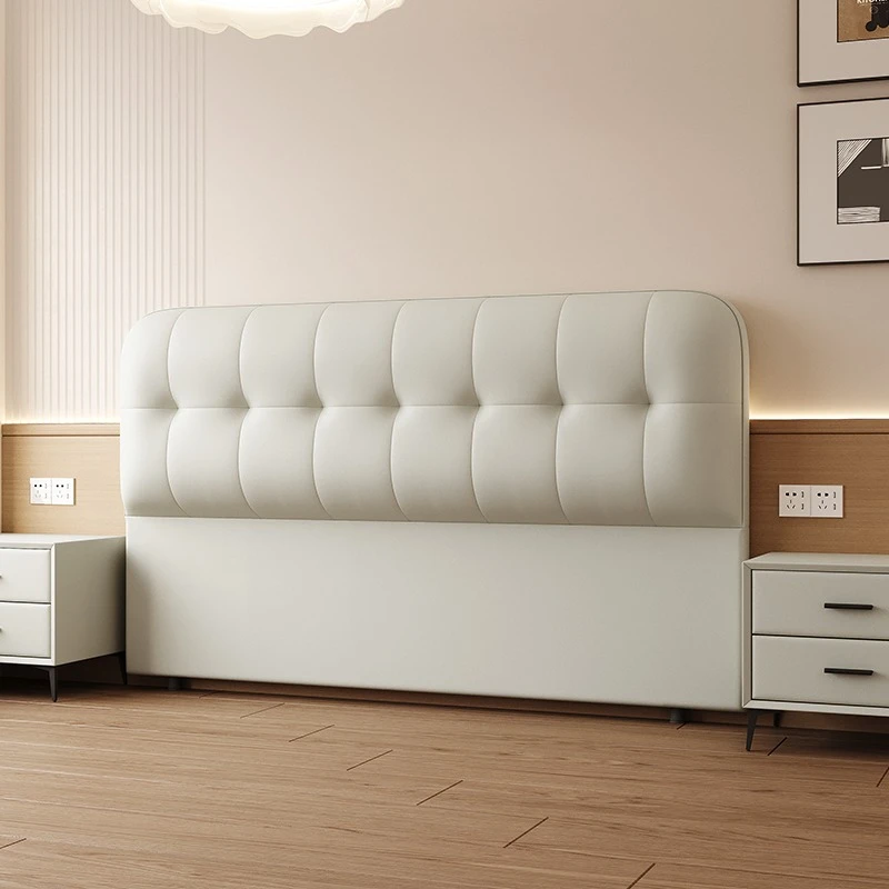 软包主卧靠背板轻奢简约实木整批落地超薄主卧单买2024新款可定制