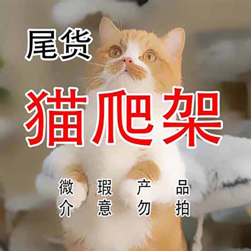 猫爬架样品处理宠物用品微瑕
