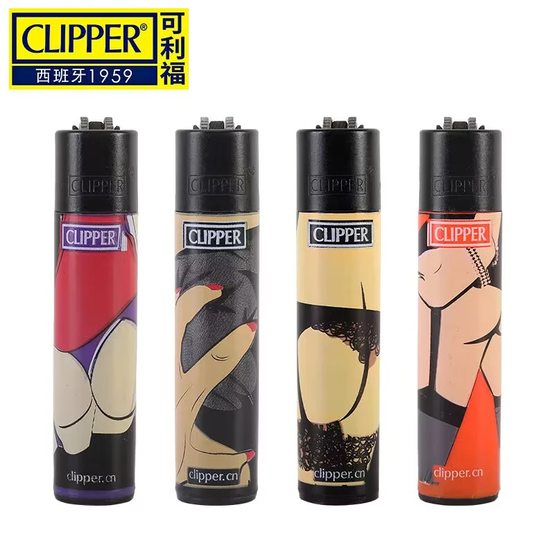 CLIPPER/可利福精致小巧耐用打火机充气明火滚轮砂轮便携轻巧个性