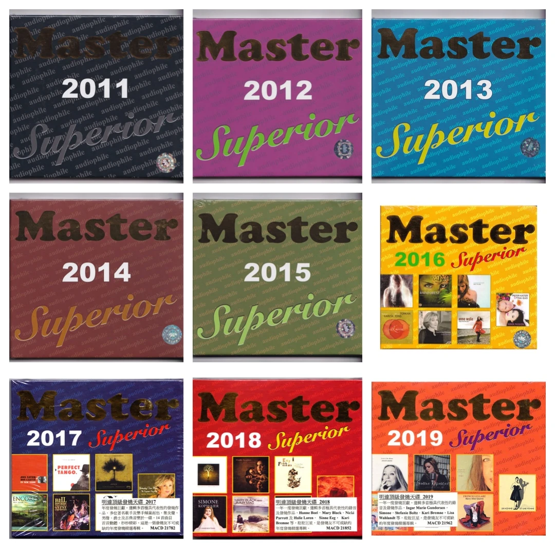 原装进口 MASTER SUPERIOR 明达发烧精选 2011-2019 CD