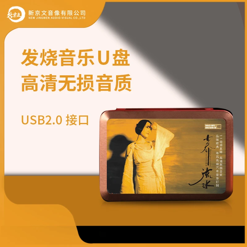 乔维怡 小乔流水 正版汽车载U盘8G高清无损WAV MP3发烧u盘歌曲