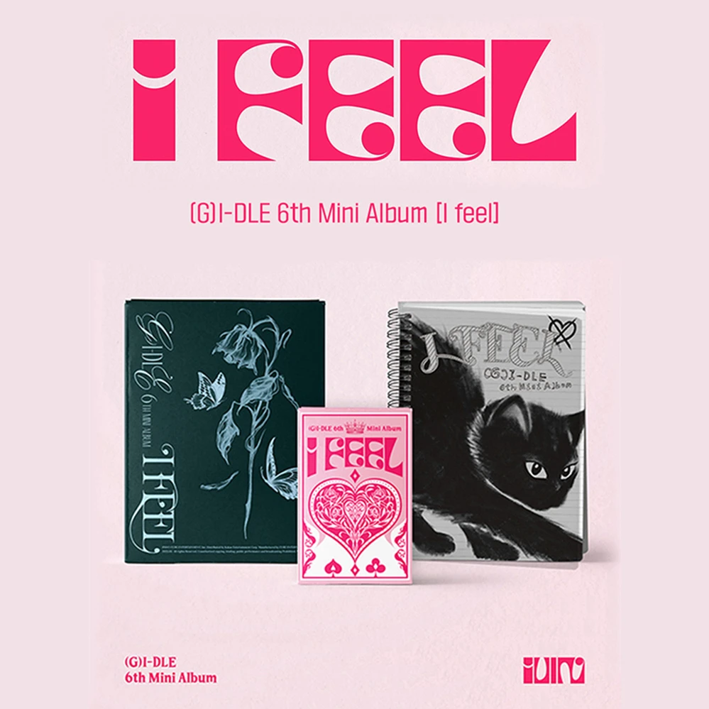女孩子们(G)I-DLE gidle新专辑 I feel 电子专 正版小卡海报周边