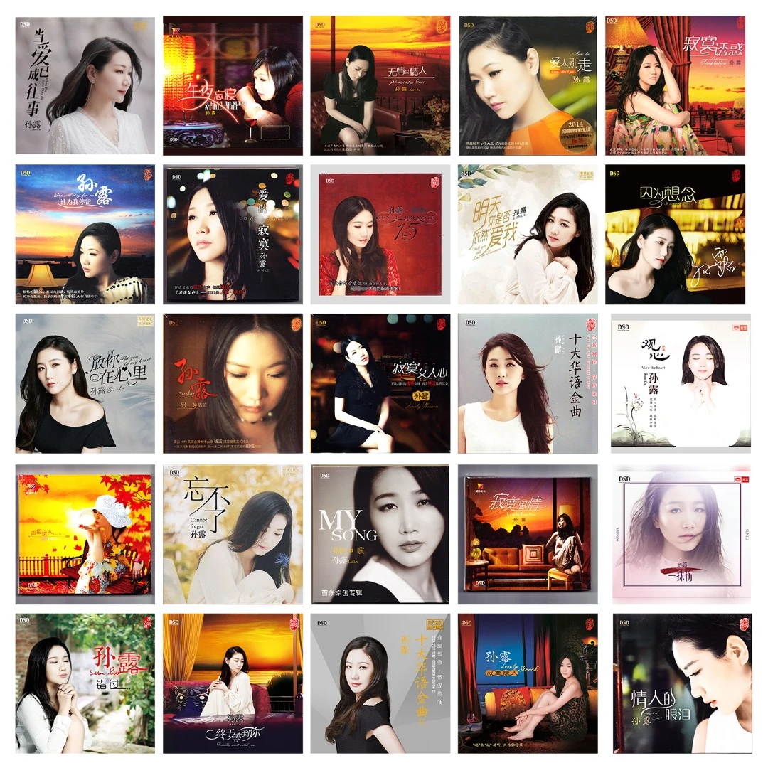 套装 | 孙露 全集车载发烧专辑唱片 DSD 39CD HIFI发烧人声试机碟