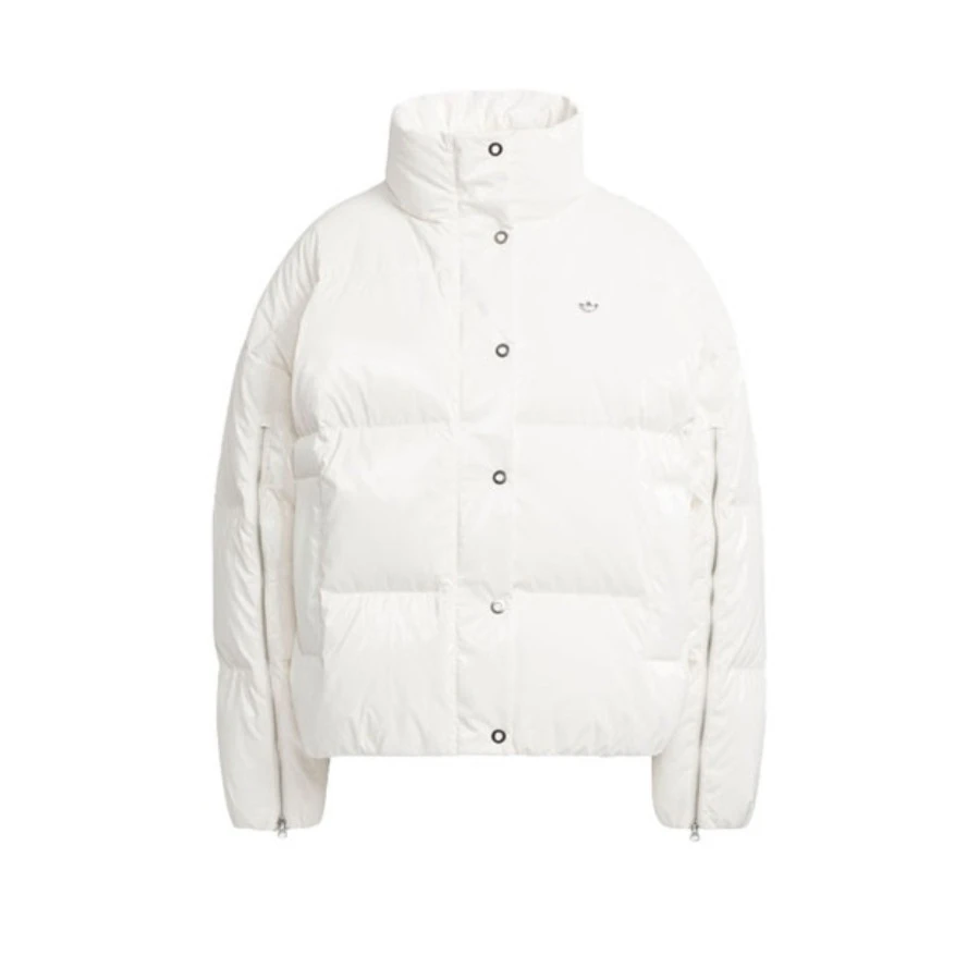 adidas/阿迪达斯阿迪达斯三叶草冬季白色羽绒服IU4798防寒保暖