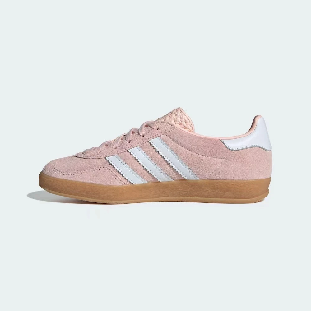 adidas/阿迪达斯经典透气夏季粉色Originals三叶GAZ休闲鞋 IH5484