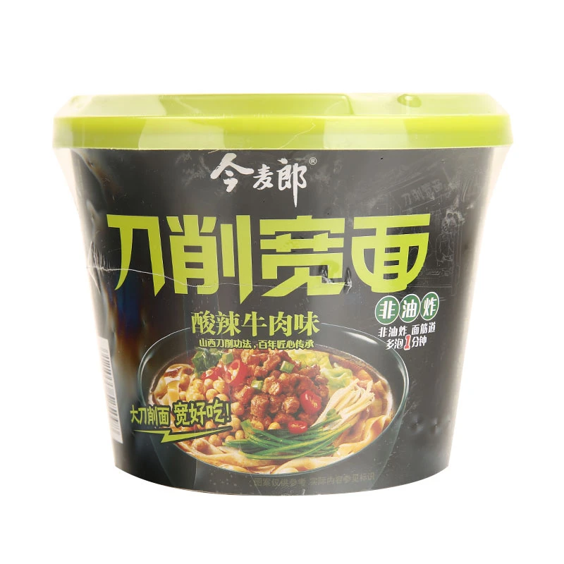 今麦郎刀削宽面 酸辣牛肉味 142g