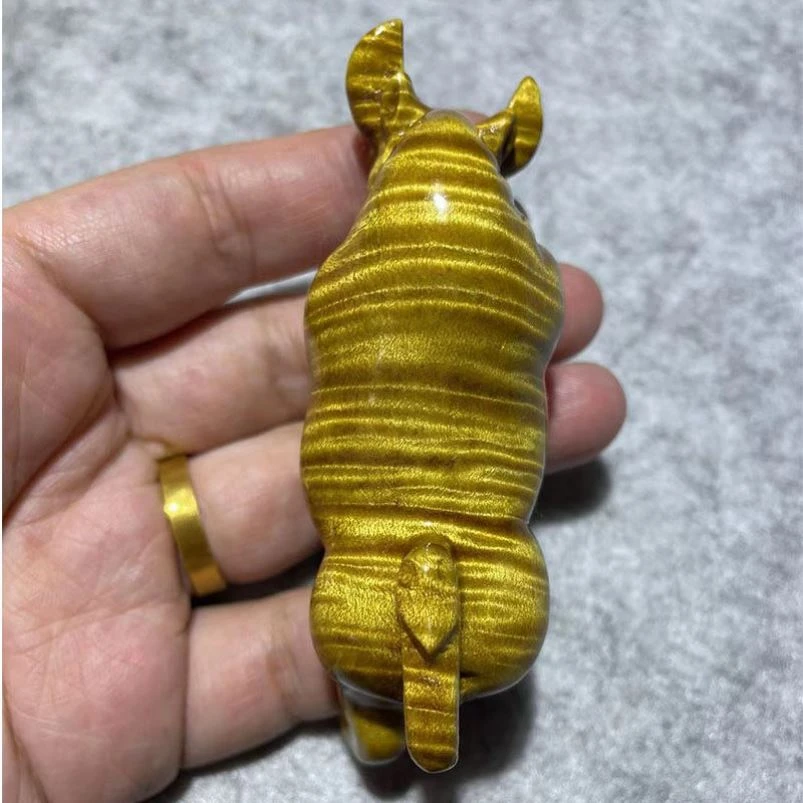 (万)金丝楠满说你斗牛摆件挂件雕刻摆件高级立体