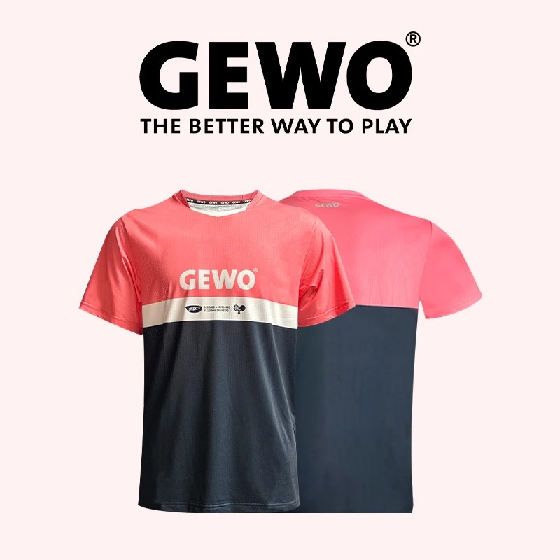 德国杰沃GEWO新款乒乓球运动短袖F12仰望