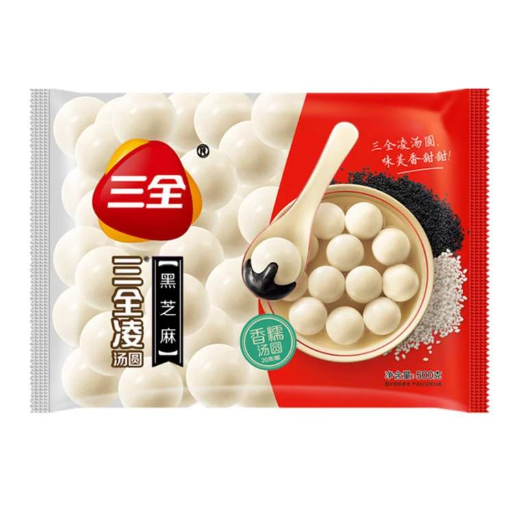 三全凌汤圆黑芝麻500g/份