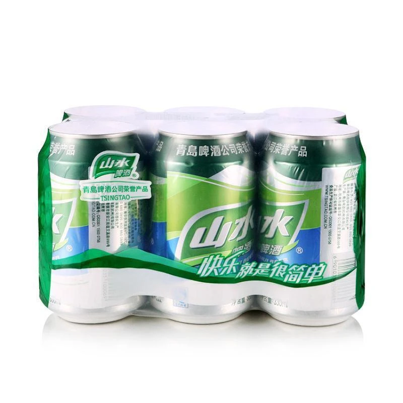 青岛山水啤酒330ml*6/份