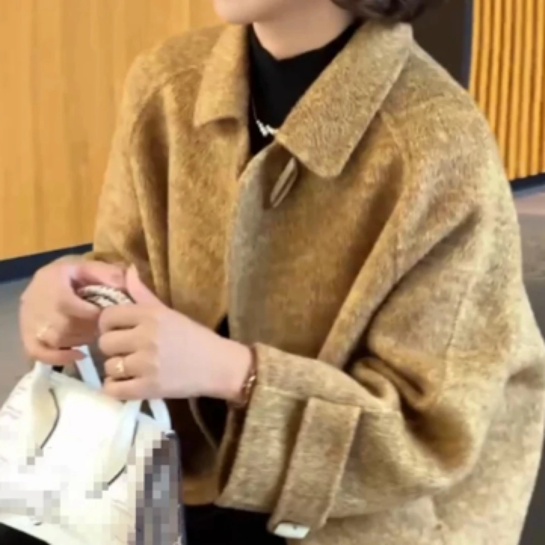 新款气质时尚知性优雅百搭短外套女装