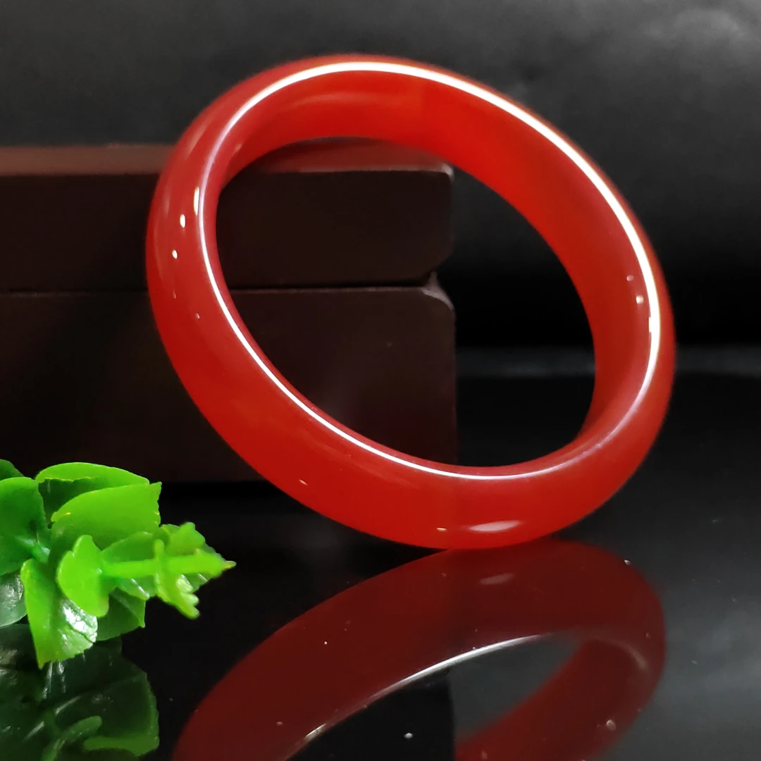 YA1069天然珠宝帝王红水晶血龙参玛瑙手镯