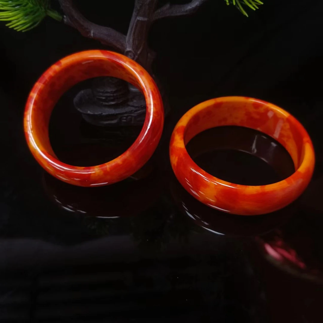 A8178藏红花手镯玛瑙手镯-多样性发货-只发一件