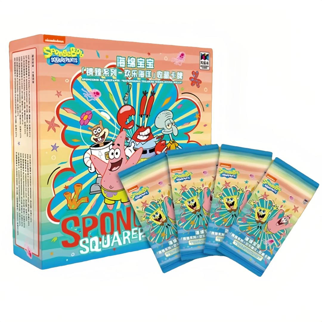 万乐卡 海绵宝宝 镜臻海洋系列 正版收藏卡盲盒