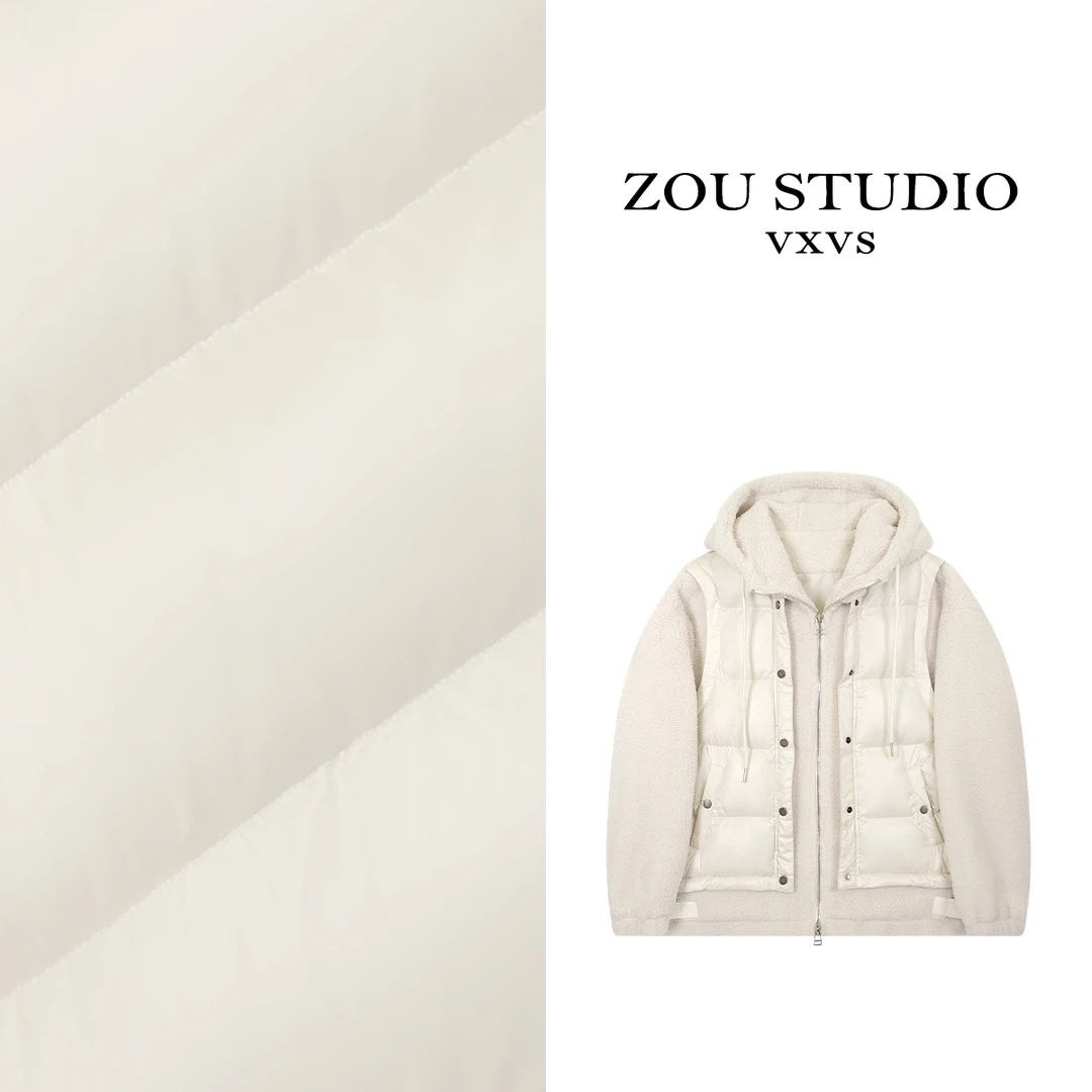 ZOU STUDIO {VXVS}格林日记 新款时尚百搭保暖假两件外套13111