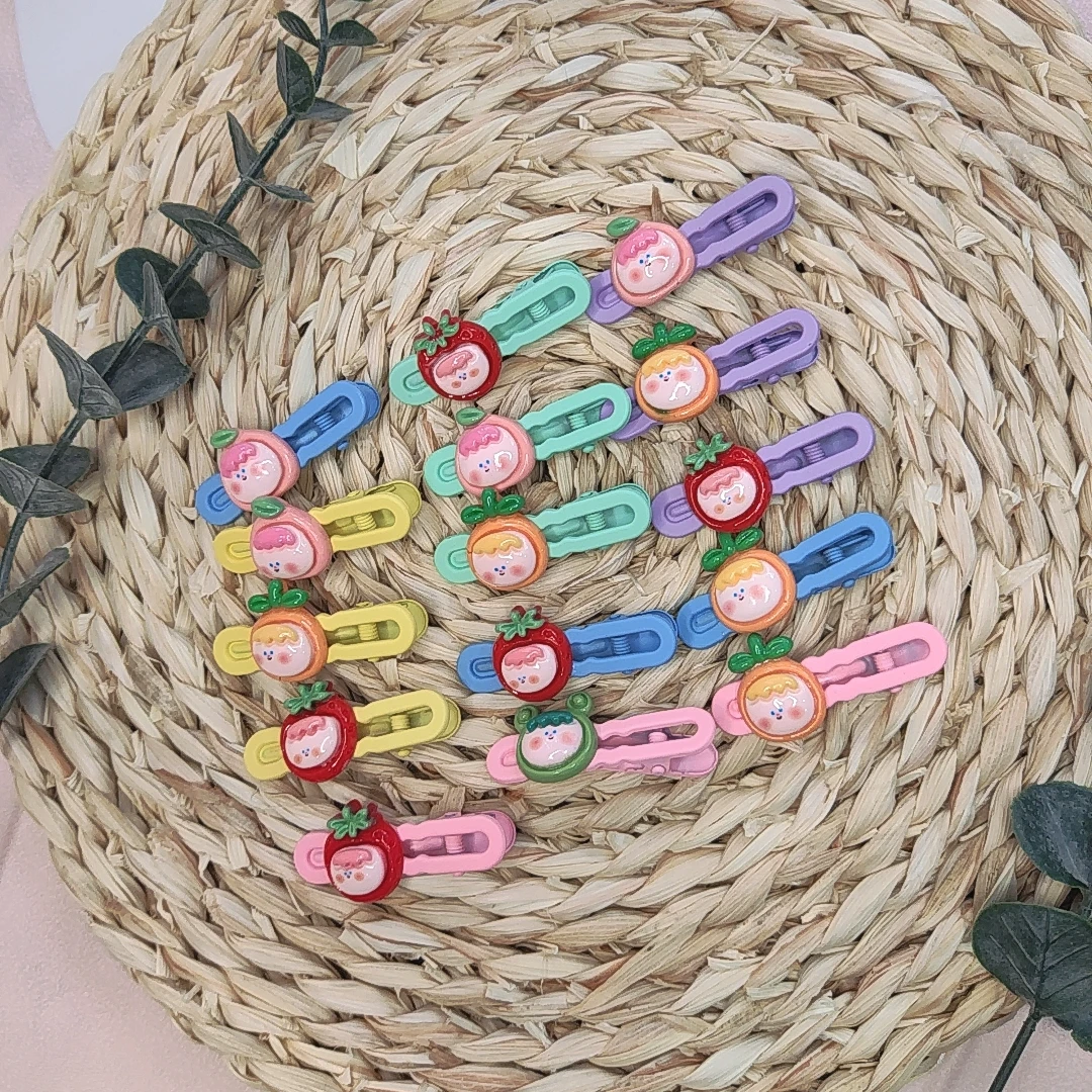 【40个9.9】网红彩色发夹可爱发卡手工儿童糖果色碎发夹女孩刘海夹