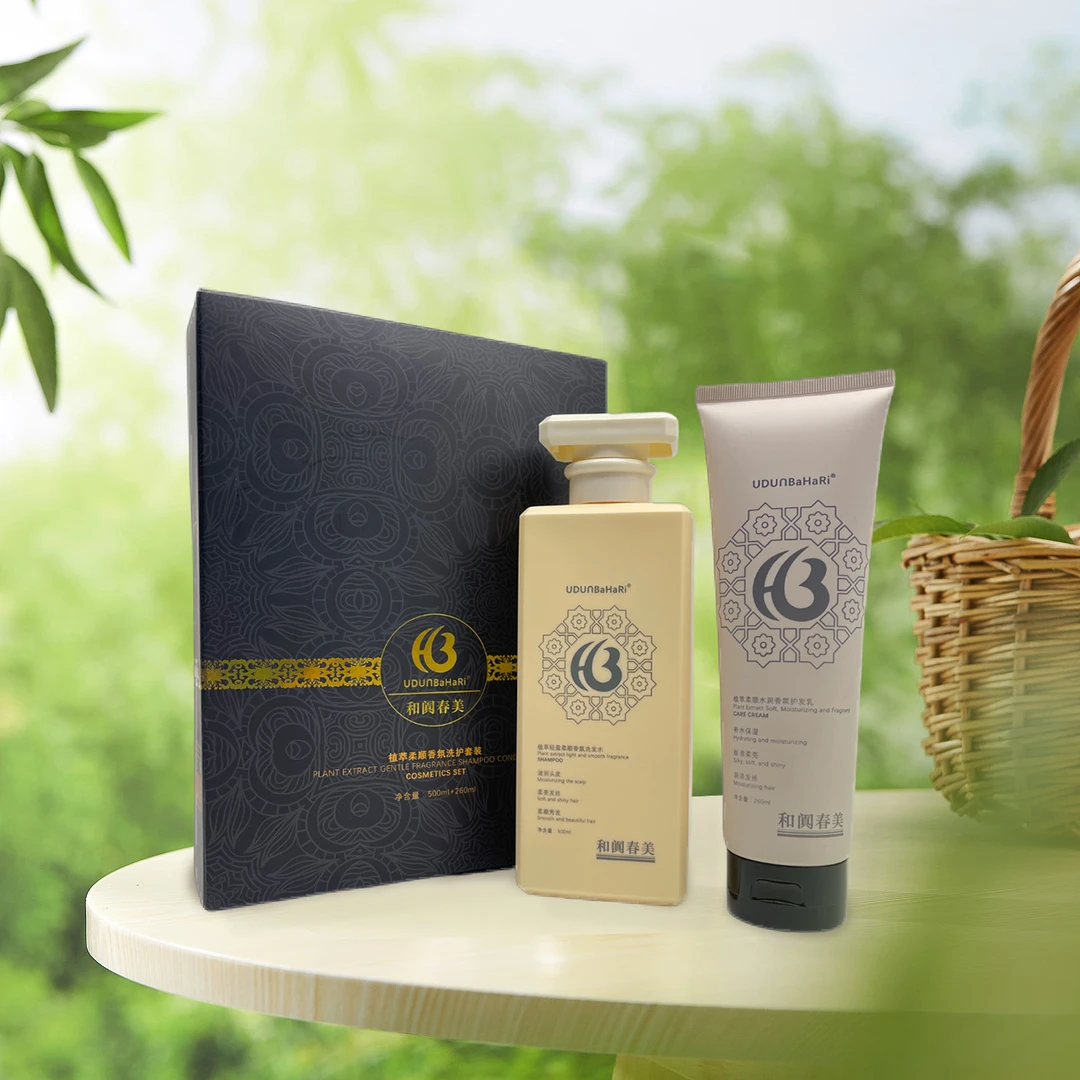 和阗春美洗发水护发素套装چاچ يۇيۇش ئاسراش سۇيۇقلۇقى يۈرۈشلۈكى