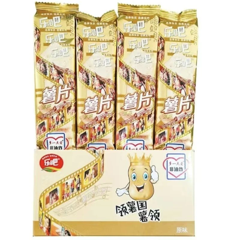 乐吧 非油炸原味薯片 50g/袋