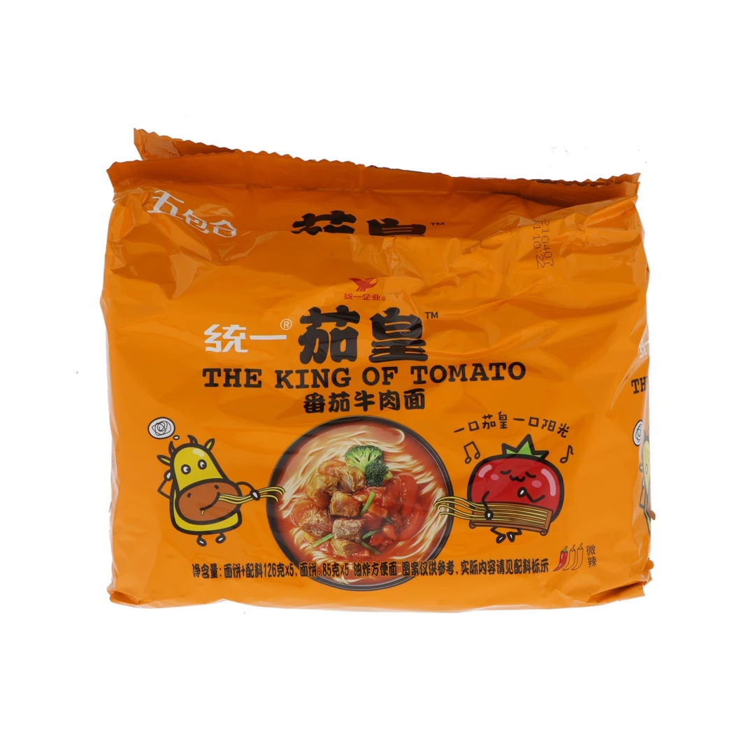 统一茄皇番茄牛肉面630g(126g*5袋)