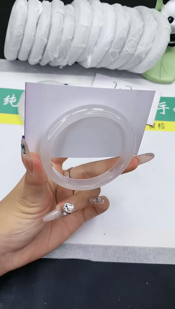 【闪购商品】石英质玉手镯未镶嵌多样性发一M287-57+