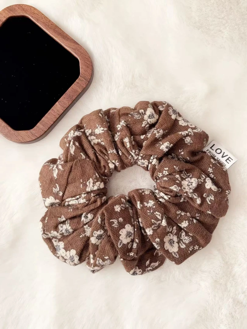 东大门时尚碎花ins风简约发圈A214