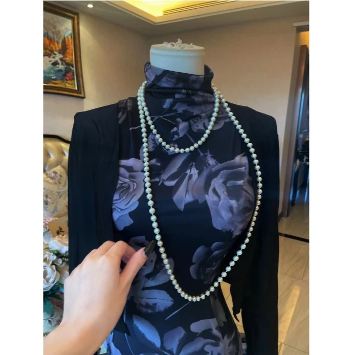 美人鱼【云衫】百搭黑色小开衫