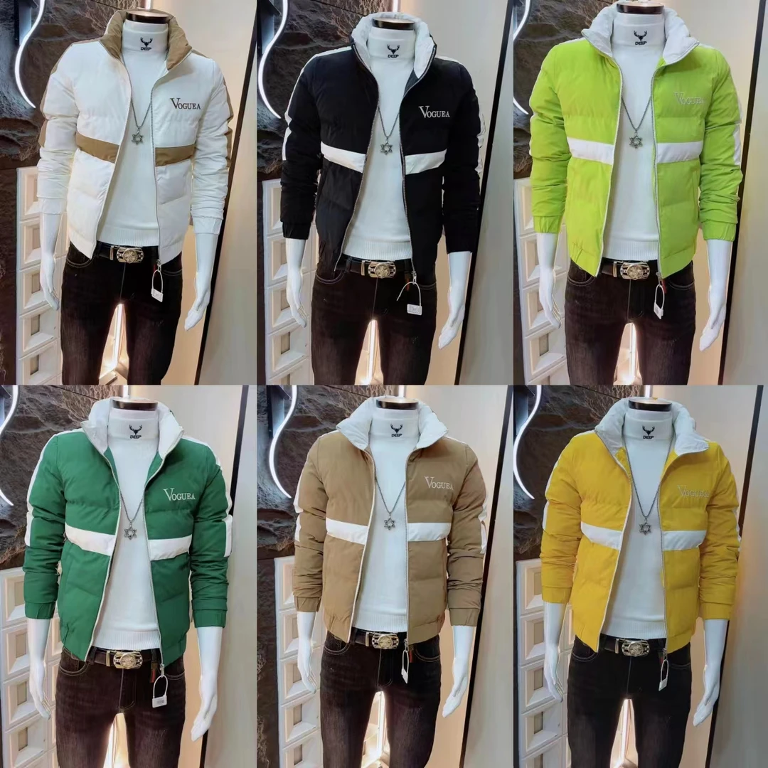 秋冬新款韩版修身经典男士痞帅立领时尚潮流休闲百搭棉衣1939