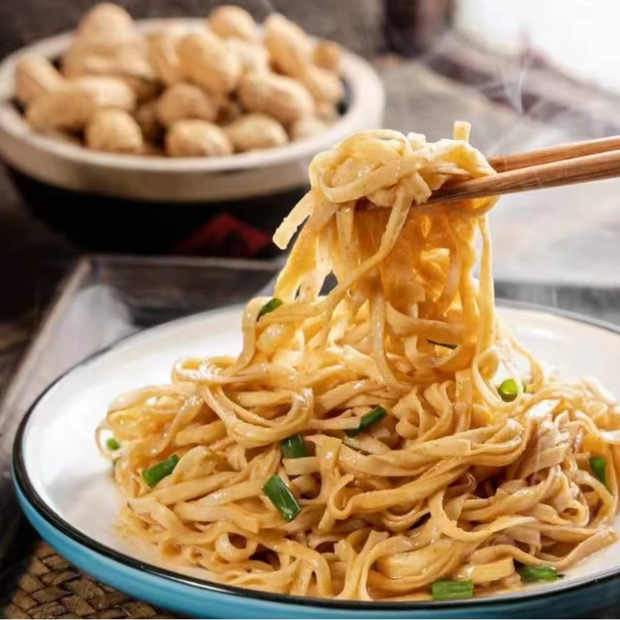 沙县风味拌面速食袋装非油炸花生酱食用花生酱拌面 葱油拌面劲道