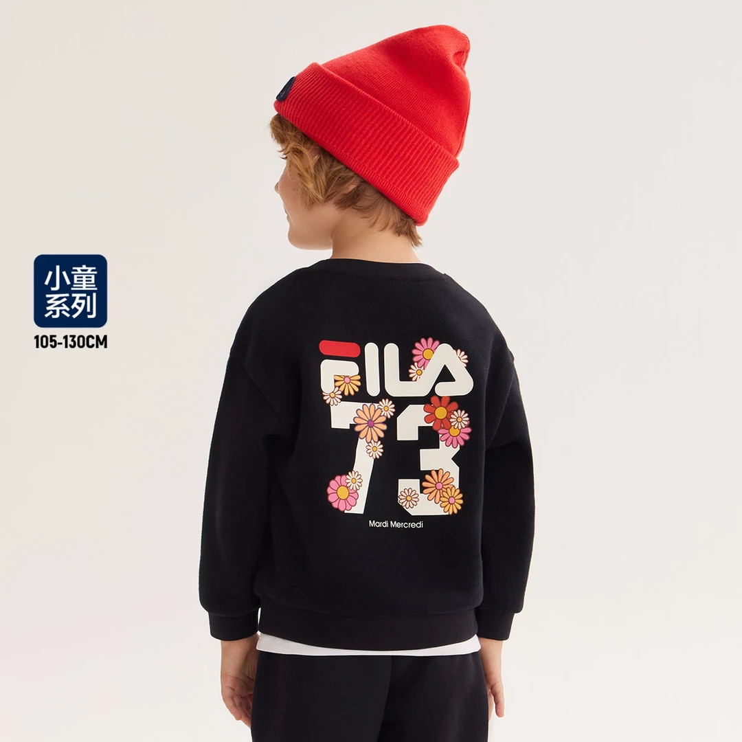 FILA/斐乐儿童【亲子款】卫衣长袖休闲舒适套头圆领卫衣K11B344206F