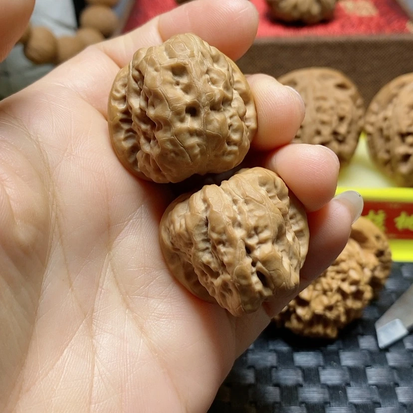 【闪购商品】文玩核桃把件禁***.31哇哇