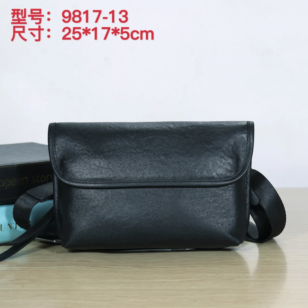 男士真皮单肩斜跨手拎包可拆卸韩版手抓包经典百搭多功能手机包