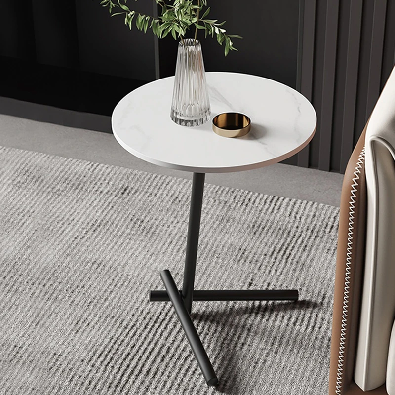 法莎蒂（交个朋友）沙发边几北欧铁艺客厅休闲茶几卧室床头圆形桌